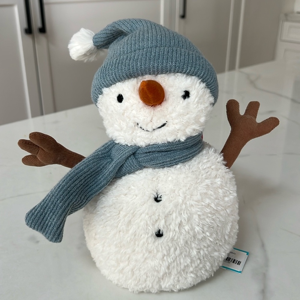 Jellycat Sammie Snowman NWT